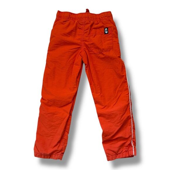 Gymboree Boys Pants Sz 6 Hop n Roll The Gymster Athletic Orange Lined - Picture 4 of 6